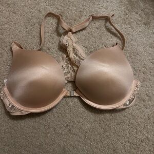 PINK Victoria's Secret Beige Lace Bra